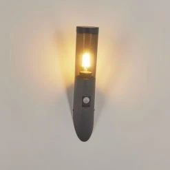 Hofstein Gaborone Au&szlig;enwandleuchte Anthrazit, 1-flammig, Bewegungsmelder -Außenleuchten Verkaufe gaborone aussenwandleuchte h3611524 7