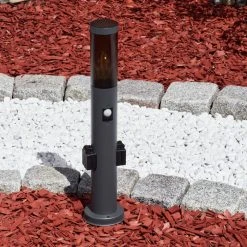 Hofstein Gaborone Sockelleuchte Anthrazit, 1-flammig, Bewegungsmelder -Außenleuchten Verkaufe gaborone sockelleuchte h3607848 7