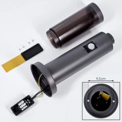 Hofstein Gaborone Sockelleuchte Anthrazit, 1-flammig, Bewegungsmelder -Außenleuchten Verkaufe gaborone sockelleuchte h3607862 4