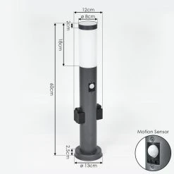 Hofstein Gaborone Wegeleuchte Anthrazit, 1-flammig, Bewegungsmelder -Außenleuchten Verkaufe gaborone wegeleuchte h3416808 3