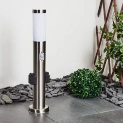 Hofstein Gaborone Wegeleuchte LED Nickel-Matt, 1-flammig, Bewegungsmelder -Außenleuchten Verkaufe gaborone wegeleuchte h3445730 10