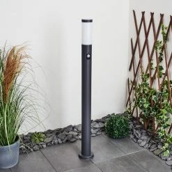 Hofstein Gaborone Wegeleuchte Anthrazit, 1-flammig, Bewegungsmelder -Außenleuchten Verkaufe gaborone wegeleuchte h3445792 9