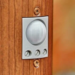 Hofstein Gaborone Wegeleuchte Braun, Holzoptik, 1-flammig, Bewegungsmelder -Außenleuchten Verkaufe gaborone wegeleuchte h3556016 2