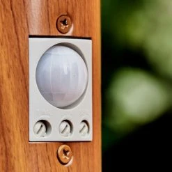 Hofstein Gaborone Wegeleuchte Braun, Holzoptik, 1-flammig, Bewegungsmelder -Außenleuchten Verkaufe gaborone wegeleuchte h3558225 5