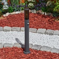 Hofstein Gaborone Wegeleuchte Anthrazit, 1-flammig, Bewegungsmelder -Außenleuchten Verkaufe gaborone wegeleuchte h3611005 9