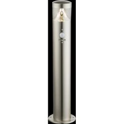 Globo Fosca Wegeleuchte LED Silber, 1-flammig, Bewegungsmelder