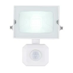 Globo HELGA Gartenstrahler LED Wei&szlig;, 1-flammig, Bewegungsmelder -Außenleuchten Verkaufe globo helga gartenstrahler 34247ws 2