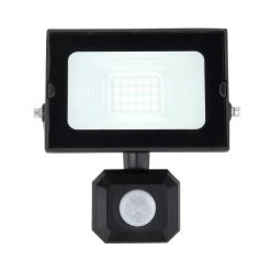 Globo HELGA Gartenstrahler LED Schwarz, 1-flammig, Bewegungsmelder -Außenleuchten Verkaufe globo helga gartenstrahler 34248bs 2