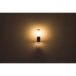 Globo JAICY Au&szlig;enwandleuchte Holz dunkel, 1-flammig, Bewegungsmelder -Außenleuchten Verkaufe globo jaicy aussenwandleuchte 34070s 4