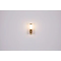 Globo JAICY Au&szlig;enwandleuchte Holz dunkel, 1-flammig, Bewegungsmelder -Außenleuchten Verkaufe globo jaicy aussenwandleuchte 34070s 5