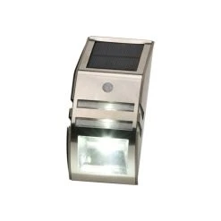 Globo LOGAN Solarleuchte LED Schwarz, 2-flammig, Bewegungsmelder