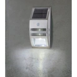 Globo LOGAN Solarleuchte LED Schwarz, 2-flammig, Bewegungsmelder -Außenleuchten Verkaufe globo logan solarleuchte 334812 2