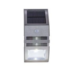 Globo LOGAN Solarleuchte LED Schwarz, 2-flammig, Bewegungsmelder -Außenleuchten Verkaufe globo logan solarleuchte 334812 4