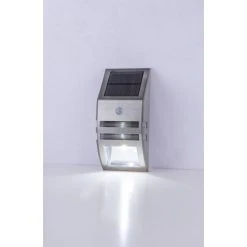 Globo LOGAN Solarleuchte LED Schwarz, 2-flammig, Bewegungsmelder -Außenleuchten Verkaufe globo logan solarleuchte 334812 7