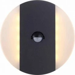 Globo MOONLIGHT Aussenleuchte LED Anthrazit, 1-flammig, Bewegungsmelder