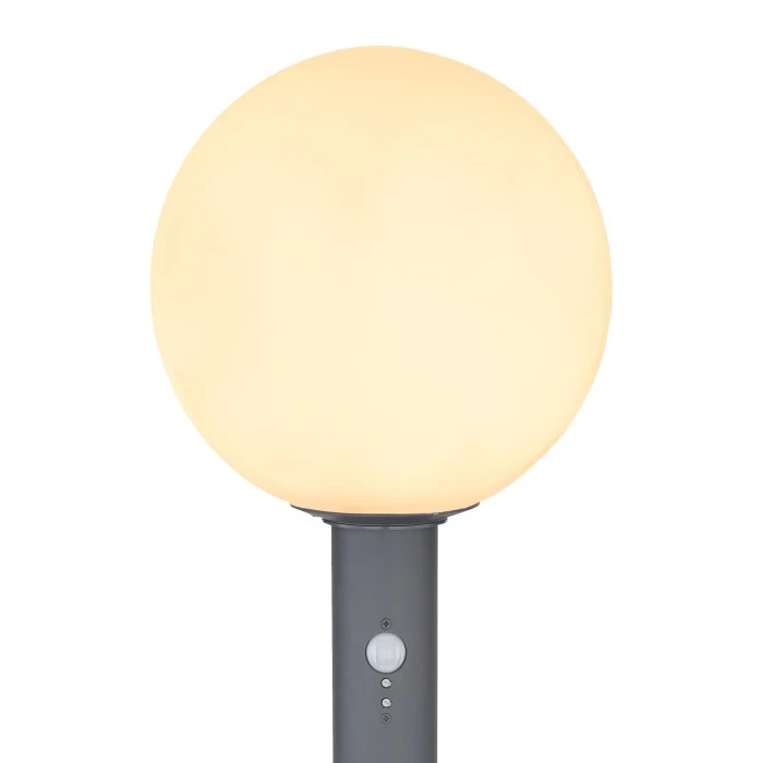 Globo OSSY Wegeleuchte Anthrazit, 1-flammig, Bewegungsmelder 4 Globo OSSY Wegeleuchte Anthrazit, 1-flammig, Bewegungsmelder – Bild 4