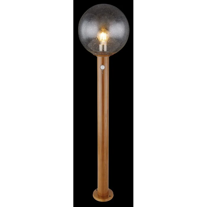 Globo OSSY Wegeleuchte Holzoptik, 1-flammig, Bewegungsmelder 3 Globo OSSY Wegeleuchte Holzoptik, 1-flammig, Bewegungsmelder – Bild 3