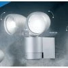 Globo RADIATOR II Strahler Silber, 2-flammig, Bewegungsmelder