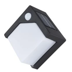 Globo Solar Au&szlig;enwandleuchte LED Schwarz, 8-flammig, Bewegungsmelder -Außenleuchten Verkaufe globo solar aussenwandleuchte 36480 2