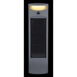 Globo Solar Sockelleuchte LED Anthrazit, 1-flammig, Bewegungsmelder -Außenleuchten Verkaufe globo solar sockelleuchte 36484 7