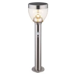 Globo Solar-Wegeleuchte LED Edelstahl, 20-flammig, Bewegungsmelder -Außenleuchten Verkaufe globo solar wegeleuchte 33436 3