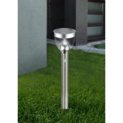 Globo Solar-Wegeleuchte LED Edelstahl, 20-flammig, Bewegungsmelder -Außenleuchten Verkaufe globo solar wegeleuchte 33436 6