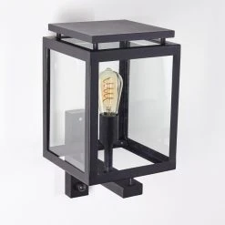 Hofstein Greensboro Aussenwandleuchte Schwarz, 1-flammig, Bewegungsmelder -Außenleuchten Verkaufe greensboro aussenwandleuchte h3369265 12