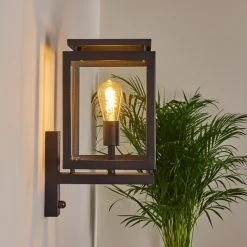 Hofstein Greensboro Aussenwandleuchte Schwarz, 1-flammig, Bewegungsmelder -Außenleuchten Verkaufe greensboro aussenwandleuchte h3369265 14