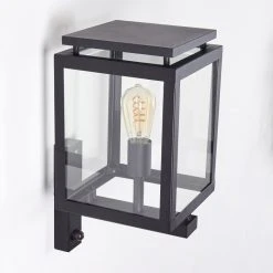 Hofstein Greensboro Aussenwandleuchte Schwarz, 1-flammig, Bewegungsmelder -Außenleuchten Verkaufe greensboro aussenwandleuchte h3369265 5