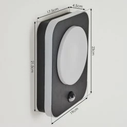 Hofstein Haga Außenwandleuchte LED Schwarz, 1-flammig, Bewegungsmelder 13 Hofstein Haga Außenwandleuchte LED Schwarz, 1-flammig, Bewegungsmelder -Außenleuchten Verkaufe haga aussenwandleuchte h3438312 3