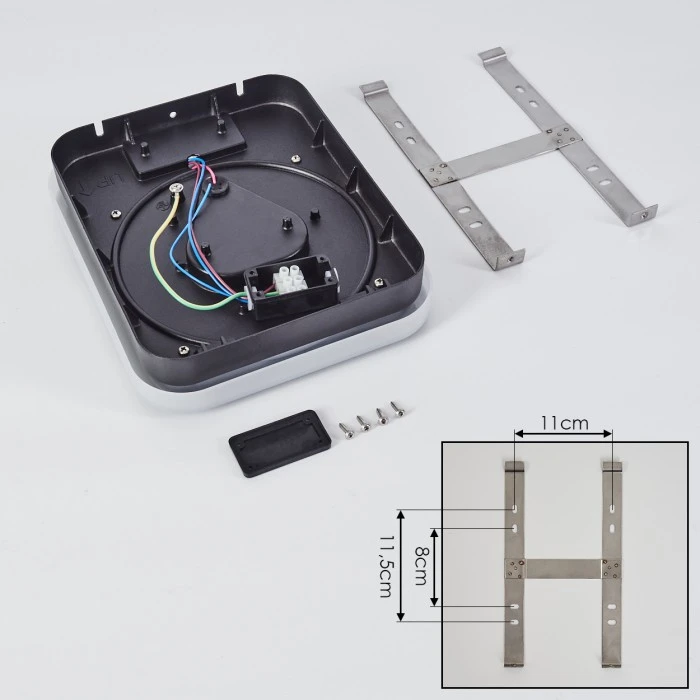 Hofstein Haga Außenwandleuchte LED Schwarz, 1-flammig, Bewegungsmelder 5 Hofstein Haga Außenwandleuchte LED Schwarz, 1-flammig, Bewegungsmelder – Bild 5
