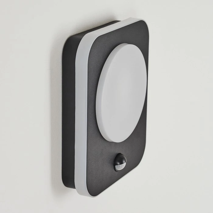 Hofstein Haga Außenwandleuchte LED Schwarz, 1-flammig, Bewegungsmelder 10 Hofstein Haga Außenwandleuchte LED Schwarz, 1-flammig, Bewegungsmelder – Bild 10