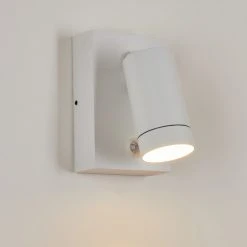 Hofstein Hakamken Au&szlig;enwandleuchte Wei&szlig;, 1-flammig, Bewegungsmelder -Außenleuchten Verkaufe hakamken aussenwandleuchte h3548059 9