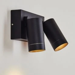 Hofstein Hakamken Au&szlig;enwandleuchte Schwarz, 2-flammig, Bewegungsmelder -Außenleuchten Verkaufe hakamken aussenwandleuchte h3548080 11