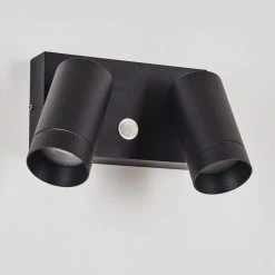 Hofstein Hakamken Au&szlig;enwandleuchte Schwarz, 2-flammig, Bewegungsmelder -Außenleuchten Verkaufe hakamken aussenwandleuchte h3548080 7