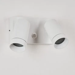 Hofstein Hakamken Au&szlig;enwandleuchte Wei&szlig;, 2-flammig, Bewegungsmelder -Außenleuchten Verkaufe hakamken aussenwandleuchte h3548103 7