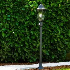 Hofstein Hongkong Au&szlig;enstehleuchte Schwarz, 1-flammig, Bewegungsmelder -Außenleuchten Verkaufe hongkong aussenstehleuchte 11333 lj pir sw 7