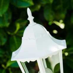 Hofstein Hongkong Au&szlig;enstehleuchte Wei&szlig;, 1-flammig, Bewegungsmelder -Außenleuchten Verkaufe hongkong aussenstehleuchte 11333lj pirwh 10