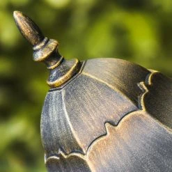 Hofstein Hongkong Frost Au&szlig;enstehleuchte Braun, Gold, 1-flammig, Bewegungsmelder -Außenleuchten Verkaufe hongkong frost aussenstehleuchte h3022948 5