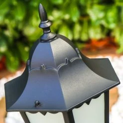 Hofstein Hongkong Frost Au&szlig;enstehleuchte Schwarz, Bewegungsmelder -Außenleuchten Verkaufe hongkong frost aussenstehleuchte h3022955 4