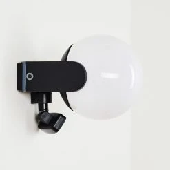 Hofstein Kalfhaga Au&szlig;enwandleuchte Schwarz, Wei&szlig;, 1-flammig, Bewegungsmelder -Außenleuchten Verkaufe kalfhaga aussenwandleuchte h3421079 7