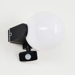 Hofstein Kalfhaga Au&szlig;enwandleuchte Schwarz, Wei&szlig;, 1-flammig, Bewegungsmelder -Außenleuchten Verkaufe kalfhaga aussenwandleuchte h3421079 9