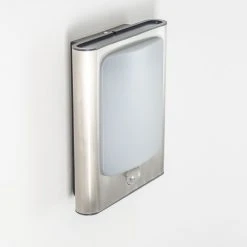 Hofstein Kimola Aussenwandleuchte LED Nickel-Matt, 1-flammig, Bewegungsmelder -Außenleuchten Verkaufe kimola aussenwandleuchte h3022764 10