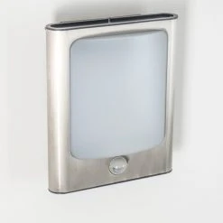 Hofstein Kimola Aussenwandleuchte LED Nickel-Matt, 1-flammig, Bewegungsmelder -Außenleuchten Verkaufe kimola aussenwandleuchte h3022764 13