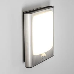 Hofstein Kimola Aussenwandleuchte LED Nickel-Matt, 1-flammig, Bewegungsmelder -Außenleuchten Verkaufe kimola aussenwandleuchte h3022764 5