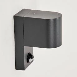 Hofstein Kingstown Au&szlig;enwandleuchte Anthrazit, Transparent, Klar, 1-flammig, Bewegungsmelder -Außenleuchten Verkaufe kingstown aussenwandleuchte h3611401 9