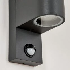 Hofstein Kingstown Au&szlig;enwandleuchte Anthrazit, Transparent, Klar, 2-flammig, Bewegungsmelder -Außenleuchten Verkaufe kingstown aussenwandleuchte h3611425 5