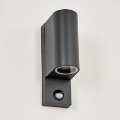 Hofstein Kingstown Au&szlig;enwandleuchte Anthrazit, Transparent, Klar, 2-flammig, Bewegungsmelder -Außenleuchten Verkaufe kingstown aussenwandleuchte h3611425 9