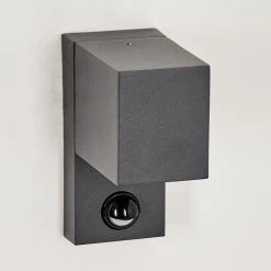 Hofstein Kingstown Au&szlig;enwandleuchte Anthrazit, Transparent, Klar, 1-flammig, Bewegungsmelder -Außenleuchten Verkaufe kingstown aussenwandleuchte h3611449 9