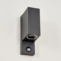 Hofstein Kingstown Au&szlig;enwandleuchte Anthrazit, Transparent, Klar, 2-flammig, Bewegungsmelder -Außenleuchten Verkaufe kingstown aussenwandleuchte h3611463 9